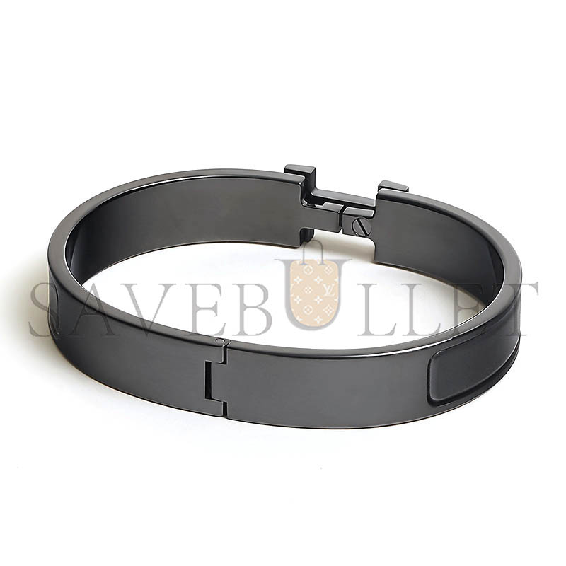 H**mes clic hh so black bracelet h703203fk01t4